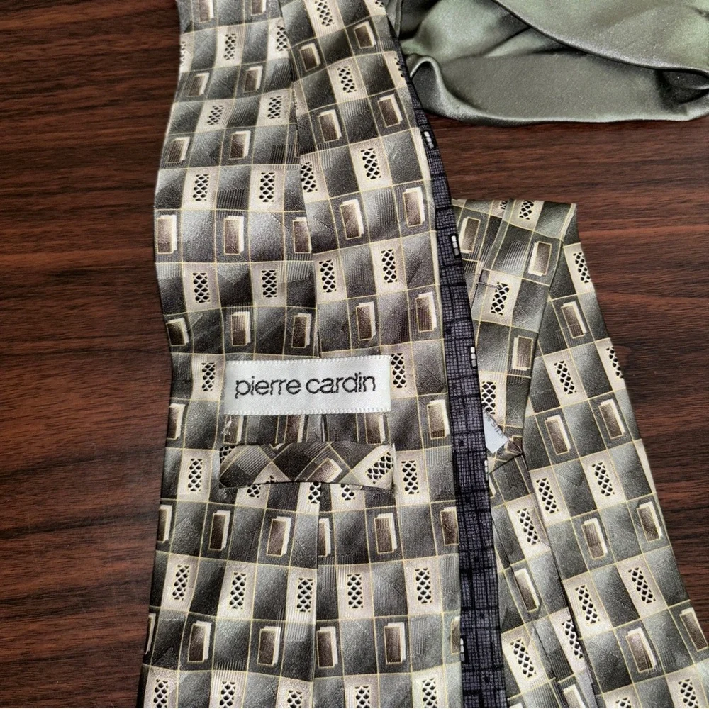 PIERRE CARDIN‎  Ties Men's geometric pattern
